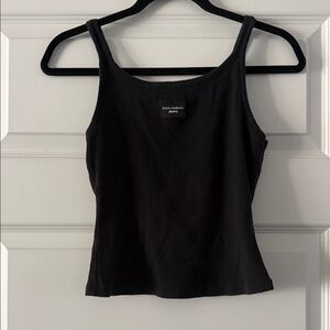 SKIMS x Dolce&Gabbana Cotton Rib Scoop Tank ONYX L